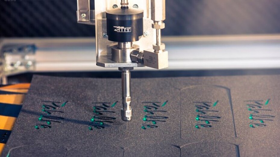 Pahlke Schaumstoffe - water jet cutters - water jet cutting Water jet cutting of foam materials, water jet cutting of PUR and PE foam materials