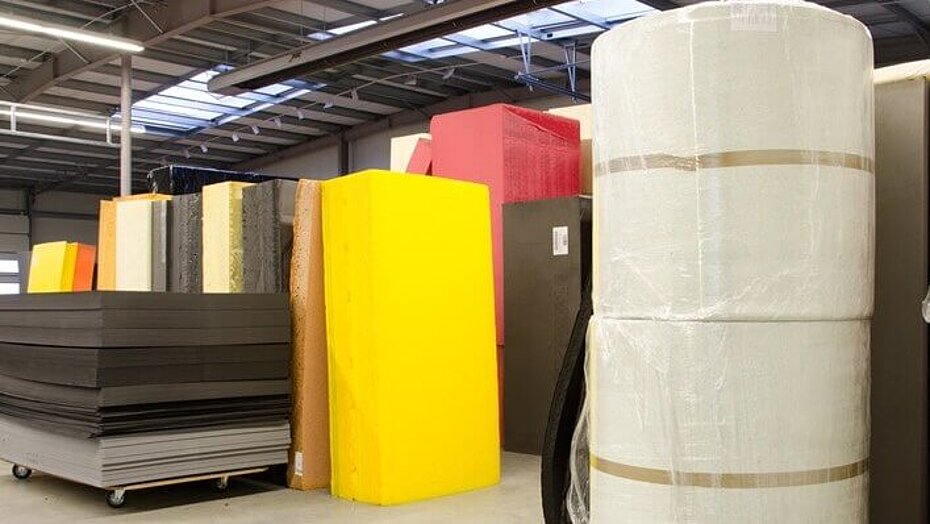 Pahlke Schaumstoffe - Wide range of materials Wide range of materials, additional materials, material warehouse