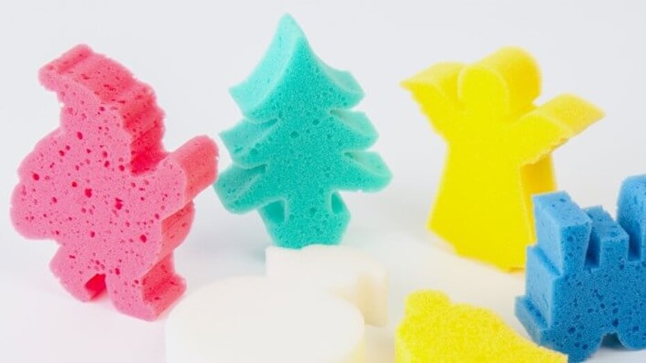 Pahlke Schaumstoffe - Motif Sponges and Gimmicks PUR foams are ideal for motif sponges and gimmicks