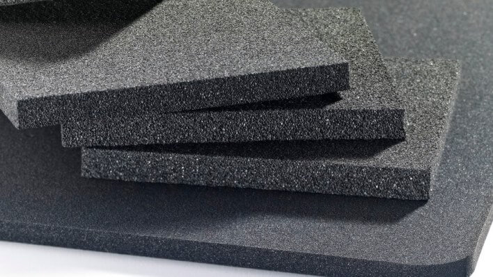 cellular rubber ist a rubber-based material used mainly for insulation and sealing